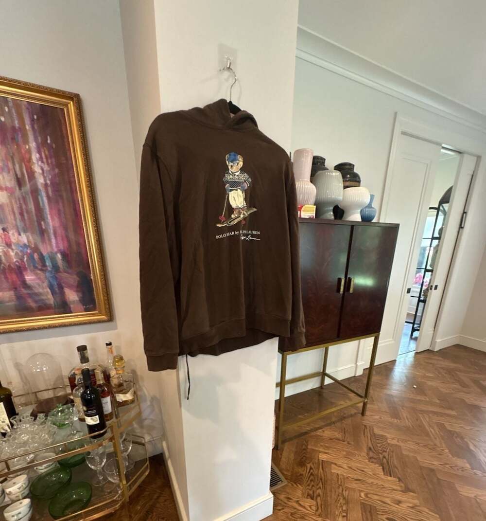 Polo Ralph Lauren Polo Bear Ski Fleece Hoodie Antique Brown
